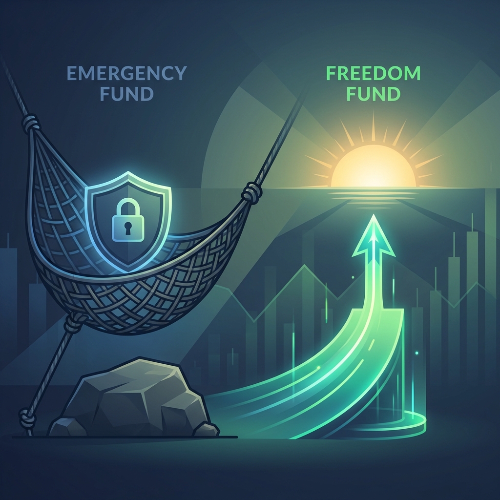 Emergency Fund vs. Freedom Fund: Why Your Savings Strategy Is Backwards
